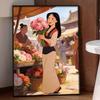 Disney Mulan Flower Market Diamond Paint Painting Art Kit Handmade DIY5D Home Decor Gift