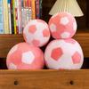 Simulated Ferret Soccer Plush Toy Children's Doll Round Pillow Grab Machine Doll Boy Holiday Gift