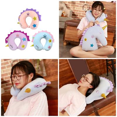 Travel Pillow for Kids Memory Foam Neck Support Pillow Washable Portable Travel Pillow for Plane Car Train Bus
