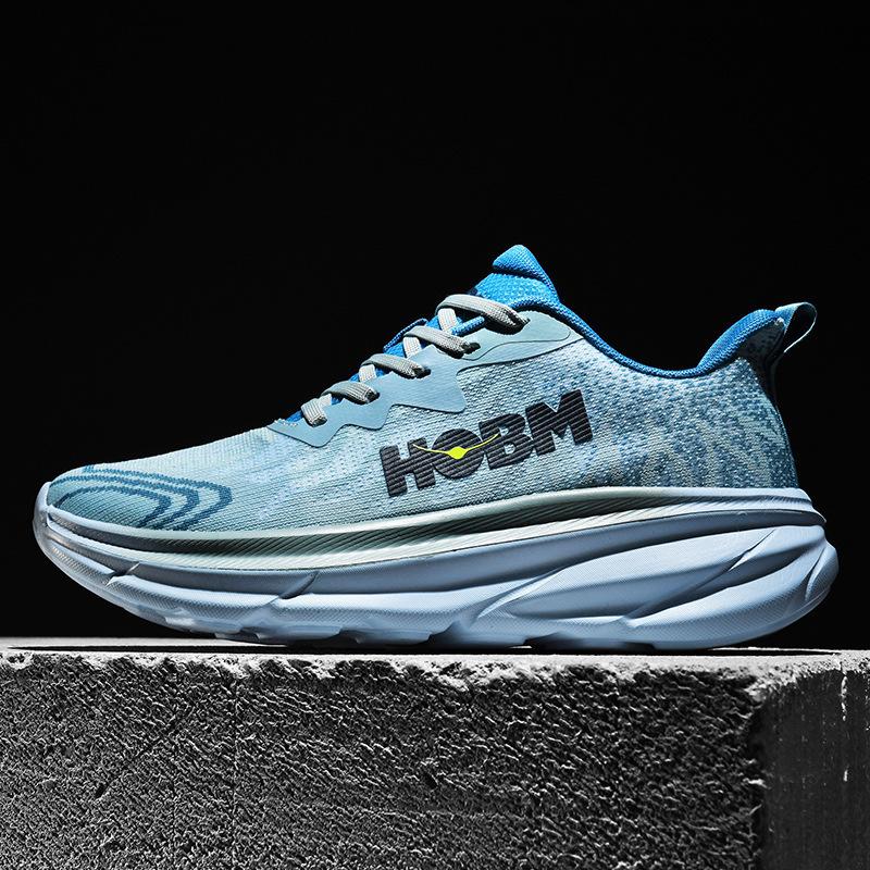 Men's Flying Mesh Breathable Sports and Casual Shoes Trendy Anti-slip Cushioning Marathon Running Shoes