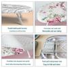 Folding Mini Ironing Board with Ironing Pad and Clothes Rack