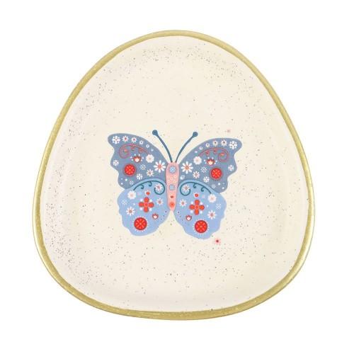 Something Different Floral Butterfly Ceramic Trinket Dish