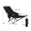 Adjustable Camping Recliner Foldable Design Folding Lounge Chair Detachable