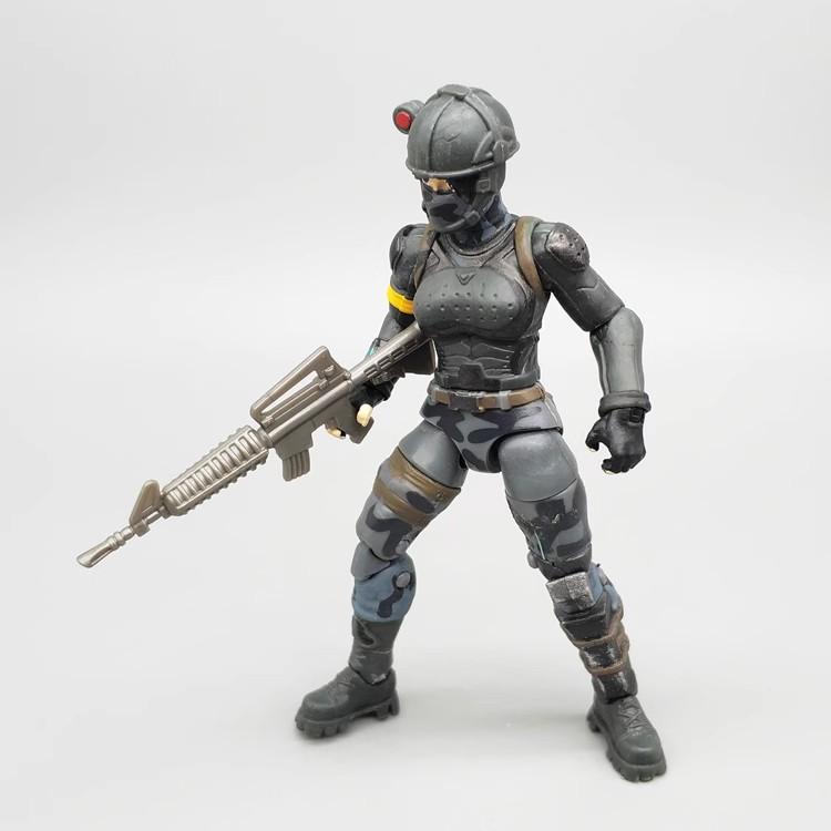 3.75 Inch Action Figures Set - Werewolf Ninja Special Forces Crossover Poseable Troops Model Collection For Toys Hobbies
