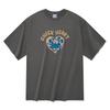 RADINEO Check Heart Short Sleeve T-Shirt Gray