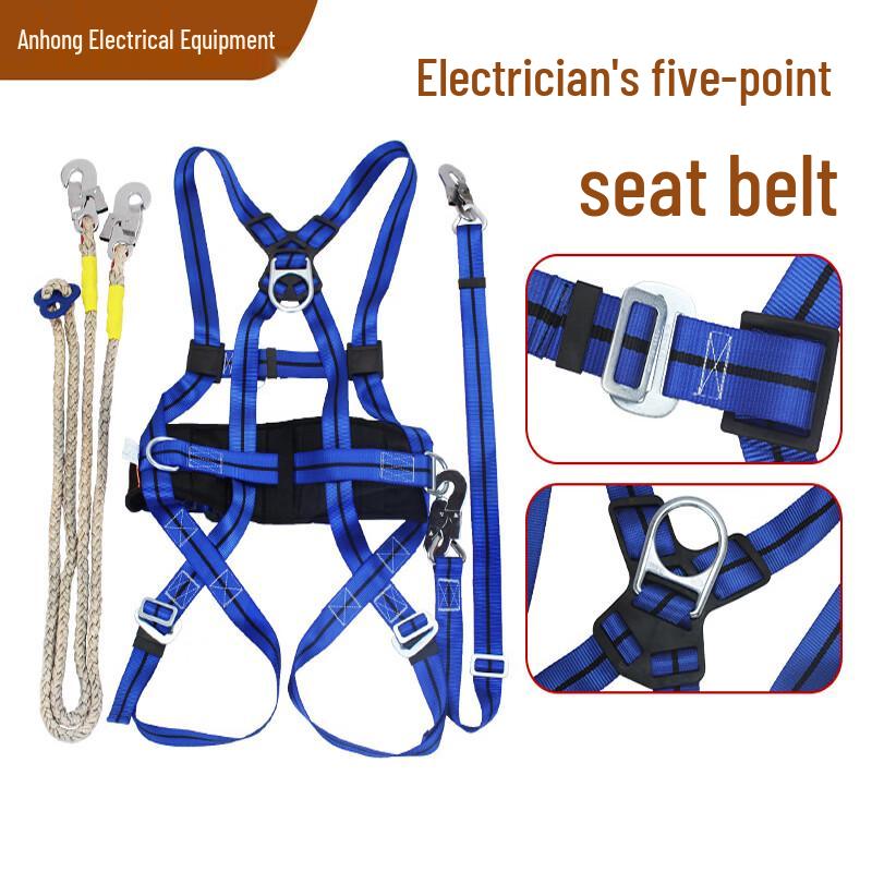 Construction 5-Point Full Body Safety Harness