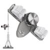 Suction Cup Broom Holder Broom Mop Hanger Mop Gripper Storage Tool Rack for Easy Storage and Organization Broom and Mop Storage