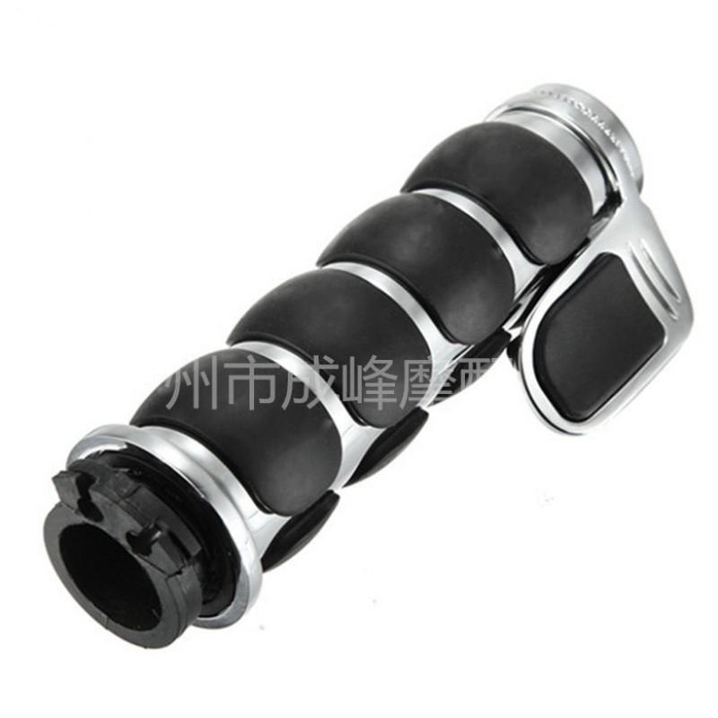 Motorcycle Hand Grips Harley Cruiser Touring 22/25mm With Cruise Control Assist