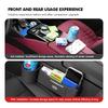 For KIA Leather Car Seat Crevice Storage Box Seat Slit Gap Organizer Bag K5 K2 Rio Optima Sportage Venga Sorento Stonic ForteZF8