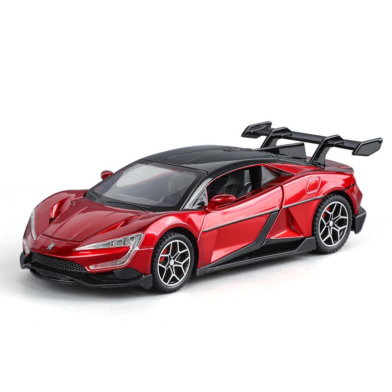 1/32 Scale BYD Look Up U9 Pure Electric Performance Supercar Alloy Diecast Model Car Car Central Control Display Ornaments Decorations
