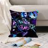 Anime Cartoon J-Jinx Black Pillow Case Office Cushions Suitable For Sofa Car Bedroom Decorative Cushion Cover