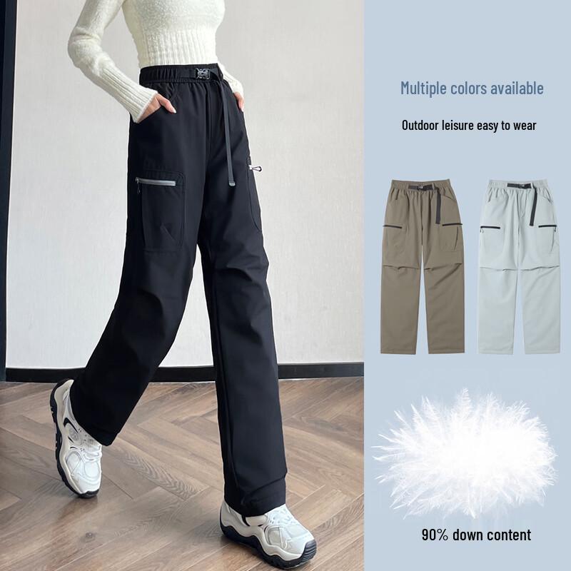 Snow Flying Unisex Water-Repellent Down Work Pants