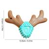 Antler Shape Dog Toys Puppy Durable Chew Toys Pet Teeth Cleaning Tool Interactive Dog Toothbrush Toy For Small Dogs Dog Toy