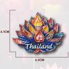 Thailand Refrigerator Stickers Bangkok Souvenirs The Songkran Festival Lotus Fridge Magnets Home Decoration Wedding Gifts