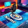Custom Name Personalized Manchester City FC Print Carpet, Versatile Home Decor Rug, for Playroom, Apartment, Balcony, Entryway, Hallway Gift
