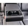 For Mazda CX-30 2020-2023 Carbon Fiber Steel Rear Armrest Water Cup Holder Panel