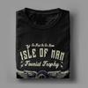 Isle Of Man TT Racing Vintage Biker Wings Pánske bavlnené tričko s okrúhlym výstrihom a krátkym rukávom