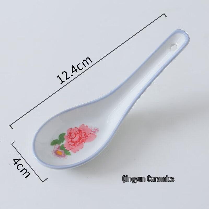 Ceramic Dessert & Soup Spoons