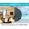 Portable Folding Presbyopia Glasses With Leather Box Fashion Trend Color Changing Bifocal Reading Eyewear Near&Far Sight Glasses