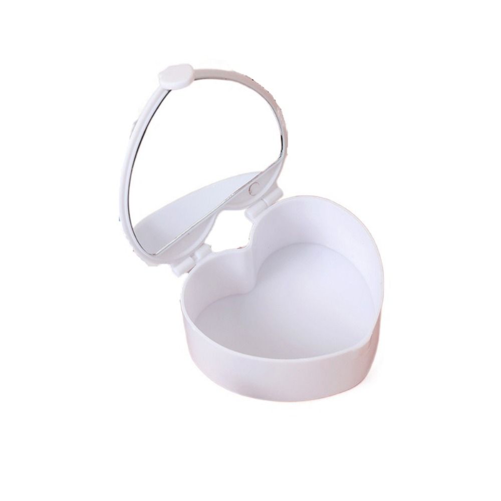 

Safe Children s Desktop Jewelry Box With Mirror Handheld Mirror Box Bedroom белый