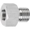 M12x1.5 To 1/8 NPT Fitting Adapter, Aluminium Alloy Fitting Adapter NPT 1/8" Female To Metric M12X1.5 Male Accessory Oil Pressure Adapter, Automotive