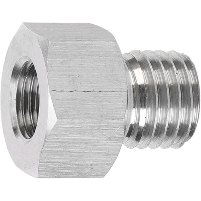 M12x1.5 To 1/8 NPT Fitting Adapter, Aluminium Alloy Fitting Adapter NPT 1/8" Female To Metric M12X1.5 Male Accessory Oil Pressure Adapter, Automotive
