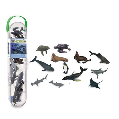 CollectA Marine Figures In Tube Gift Set (Pack of 12) (1)
