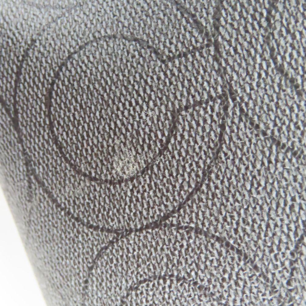 Used COACH Shoulder Bag Op art 70267 PVC gray black