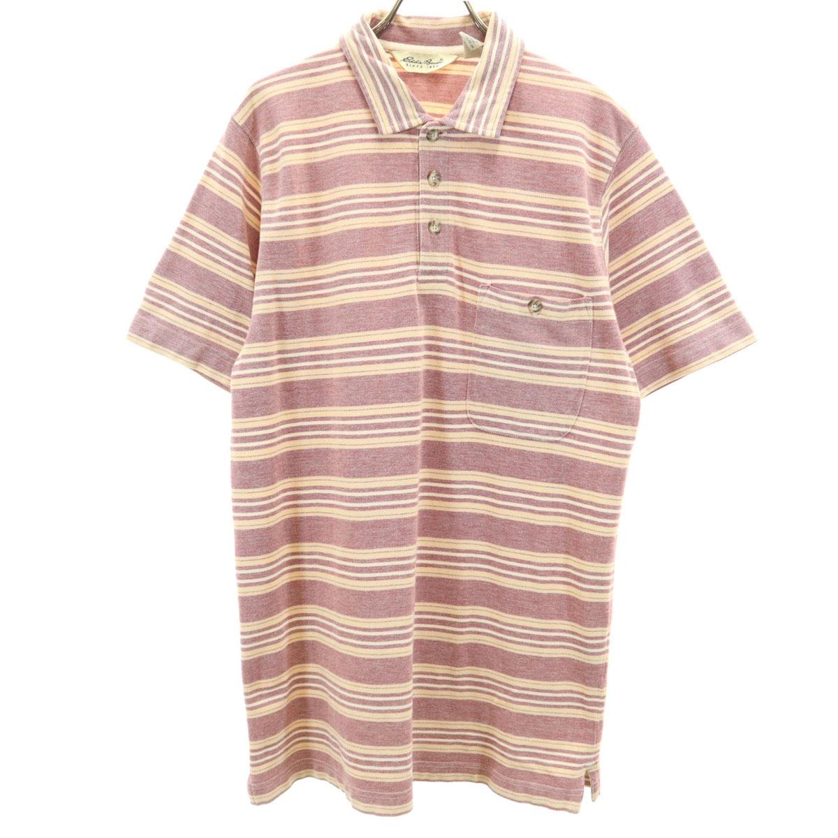 

Eddie Bauer border Футболка-поло с коротким рукавом S/P серия Red Мужская Б/У