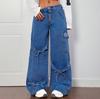 Ladies' Retro Straight Leg High Waisted Jeans