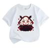 Kids Boys Girls 100% Cotton Short Sleeve O-Neck T-Shirt, Cute Chibi Vampire Elf Girl Printed Casual Soft Tees for Toddler Daily Wear Summer Active Top