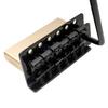 Musiclily Pro 10.5mm Vintage 6-Point Tremolo Unit Bridge with 36mm Solid Brass Block for Squier Stratocaster Electric Guitars, Black
