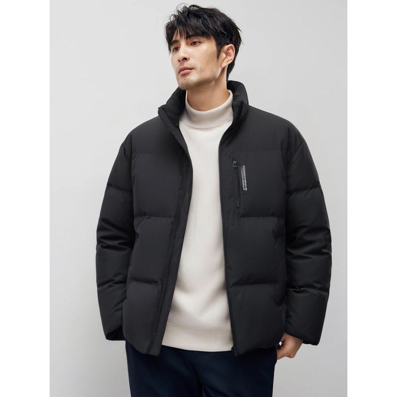 Outdoor Stand Collar Jacket Down Jacket Men's Winter Thickened Short Cotton Coat Export Men's Wear Workwear Bread Cotton-Padded Jacket