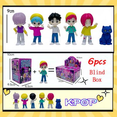 6 stuks Kpop Duivel Jager Actiefiguren Set Blind Box Demontage Plezier Tijger Rumi Mira Zoey Sussy Verzamelen Kind Kerstcadeaus