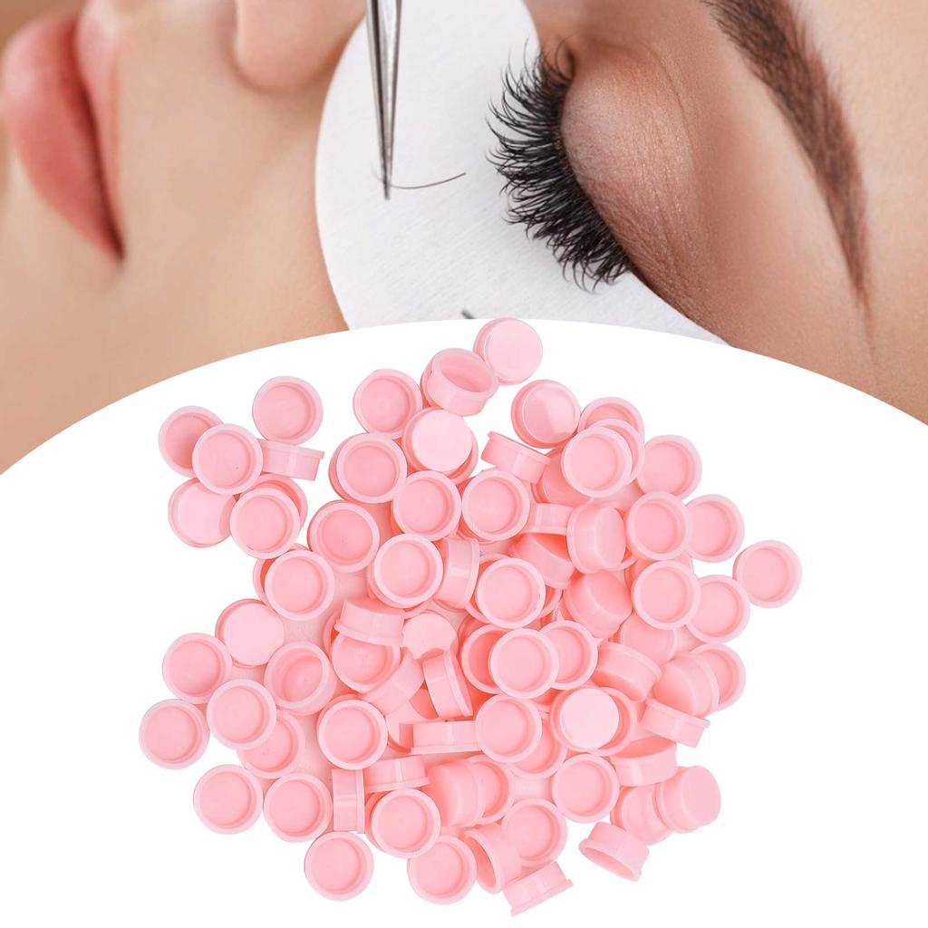 500pcs Grafting Eyelash Glue Cup Glue Delay Container Eyelash Grafting Extension Tool