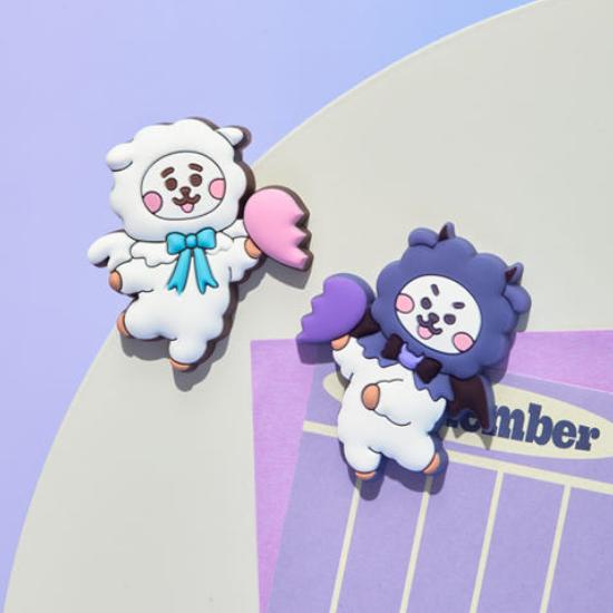 BT21 Silikónová magnetická súprava edícia Anjel & Zloduch