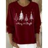 Womens Oversized Long Sleeve Crewneck Sweatshirt 2025 Fall Casual Pullover With 3D Print Acrylic Fabric