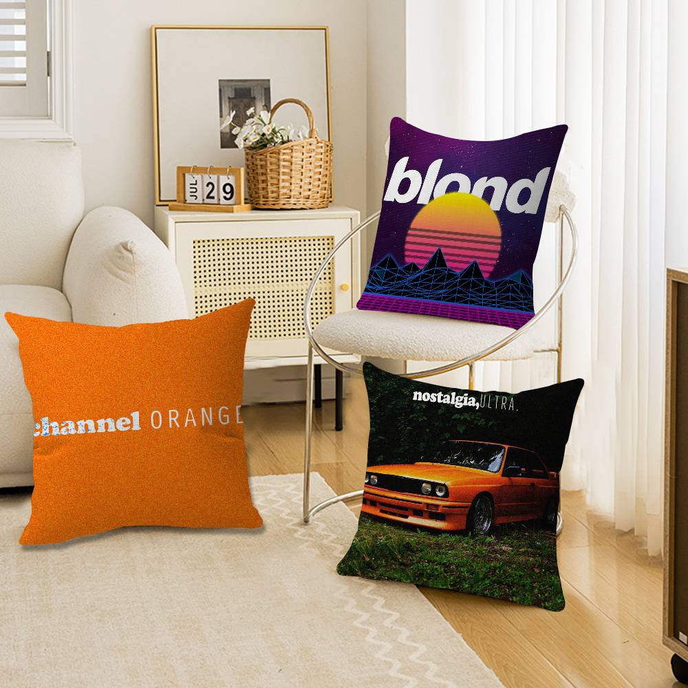 Singer F-Frank O-Ocean Cushion Cover Pillow Cover Decor Pillowcase Printed Cushion Case For Couch
