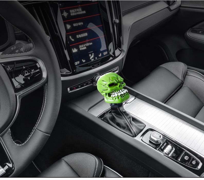 Universal Big Tooth Skull Resin Gear Shift Knob
