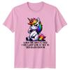 When This Virus Is Over I TShirt Sarcastic Unicorn Humour Birthday Gift