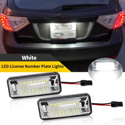 2PCS Super Bright LED License Number Plate Light For Subaru Forester BRZ (DBA-ZC6) WRX WRX STI Wagon Scion FR-S Toyota 86 GT-86
