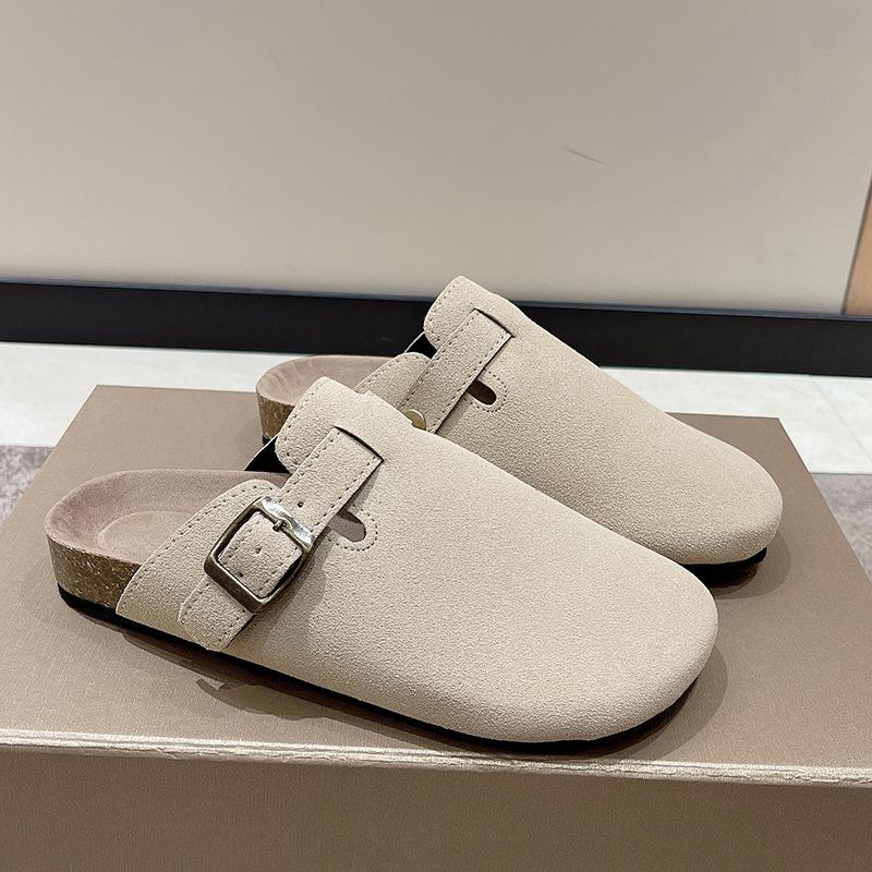 Herren Kork Clogs Sandalen Sommer Slipper Strandschuhe Zuhause Flache Hausschuhe mit Fußgewölbeunterstützung Modemarke Kork Clogs Schuhe für Herren