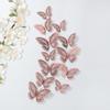 3D Realistic Double-Layer Butterfly Wall Stickers for Home Décor