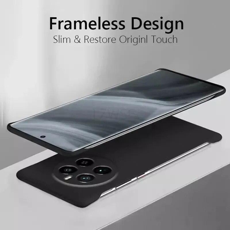 Berėmės plonos odos matinės odos kietas kompiuterio galinis dangtelis, skirtas „Realme 12 Pro Plus“, „Realme12 Pro+ Plus 5G“, saldainių spalvos, be rėmelio, smūgiams atsparus buferio apvalkalas.