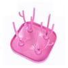 Newborn Bottles Dry Rack PP Cleaning Detachable Drying Racks Dust-proof Storage Dryer Stand for Countertop Travelling