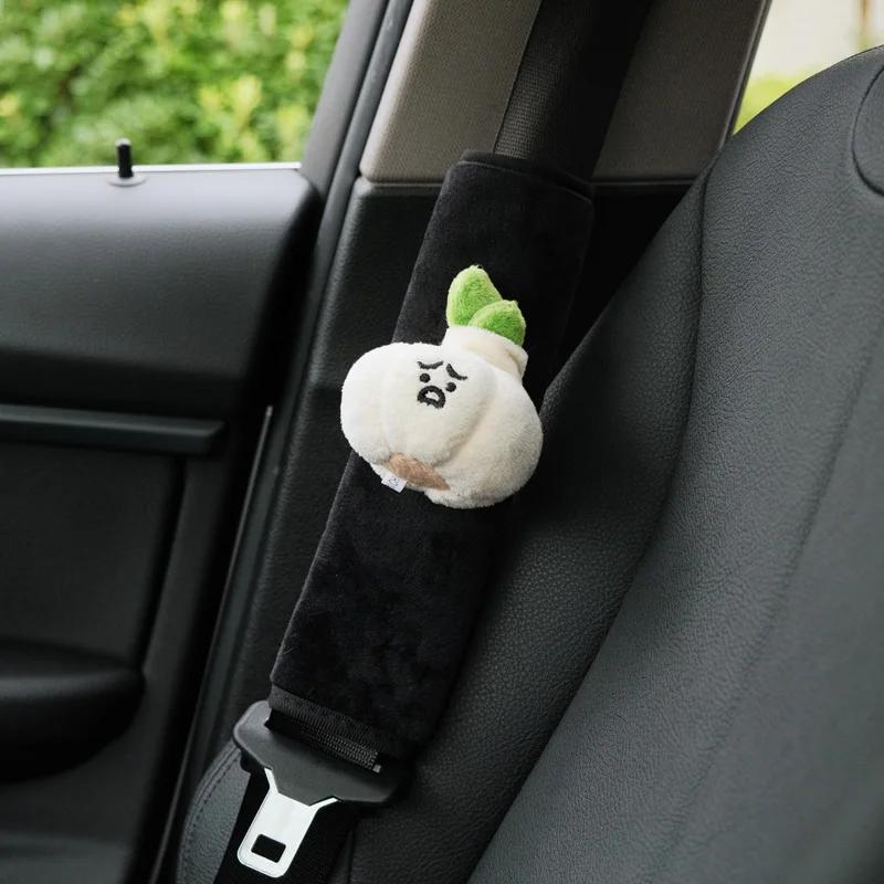 1pc Vegetable Car Seat Belt Shoulder Protection Soft and Comfortable Car Seat Belt Decorative Products Universal