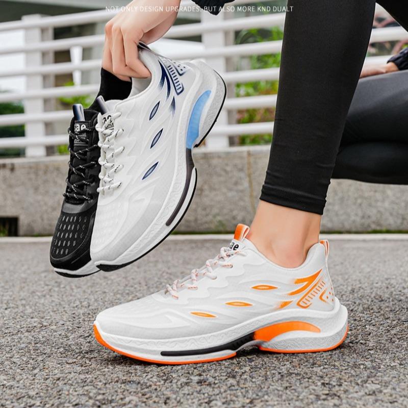 2025 Men Trend Sneakers Versatile Fashion Mesh Breathable Elasticity Running Shoes Outdoor Anti-slip Tennis Training Shoes Sport