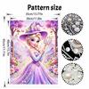 Disney Fairy Princess Pearl Painting Handmade DIY Pearl Art Painting Simple Living Room Hanging Painting Decoration