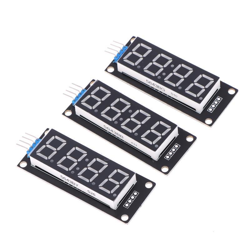 For Arduino TM1637 0.56 Inch 4 Bit LED Digital Tube Display 7 Segments Display Module LED Electronic Clock Display Module Board