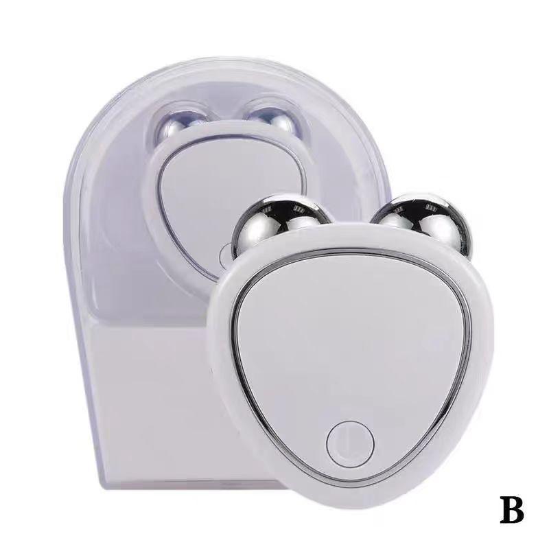 Rechargeable Double Roller Microcurrent Facial Massager